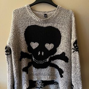 Just a super cool pre-owned sweater! 💀